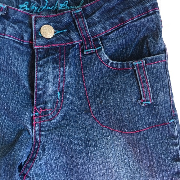 Bobby Jack Brand Stretch Denim Jeans Girls Size 7 - Picture 4 of 10